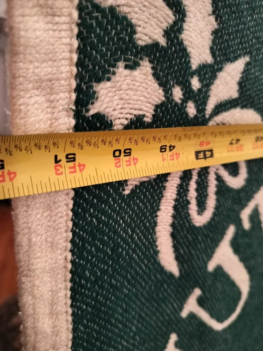 Ellen Stouffer Large Vintage Winter Throw